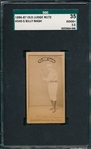 1887 N172 340-5 Billy Nash, Old Judge Cigarettes SGC 35