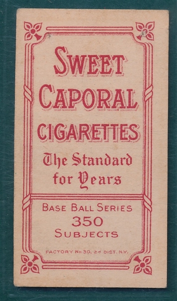 1909-1911 T206 Jennings, Two Hands, Sweet Caporal Cigarettes