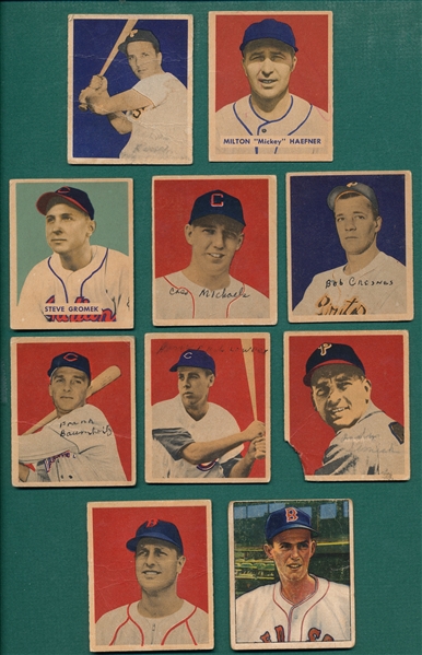 1949-52 Bowman Lot of (23) W/ '49 Ralph Kiner 