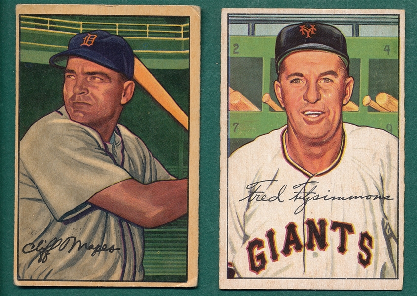 1949-52 Bowman Lot of (23) W/ '49 Ralph Kiner 