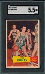 1957 Topps Basketball #17 Bob Cousy SGC 5.5 *Rookie*