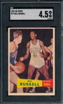 1957 Topps Basketball #77 Bill Russell SGC 4.5 *Rookie*