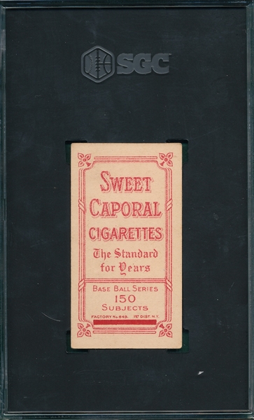 1909-1911 T206 Griffith, Portrait, Sweet Caporal Cigarettes SGC 4