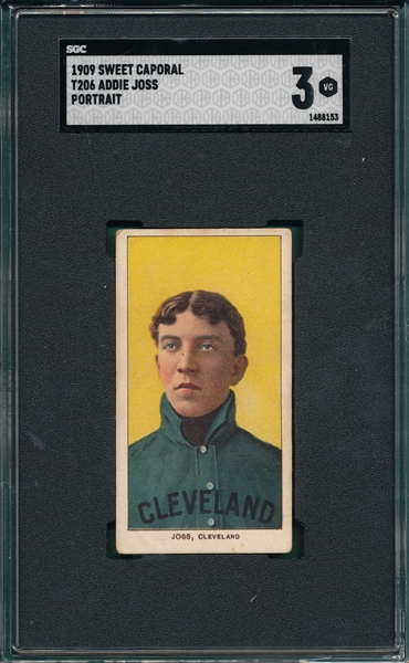 1909-1911 T206 Joss, Portrait, Sweet Caporal Cigarettes SGC 3