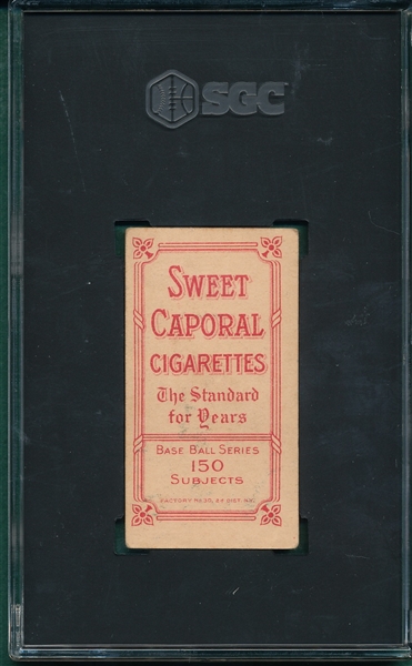1909-1911 T206 Joss, Portrait, Sweet Caporal Cigarettes SGC 3