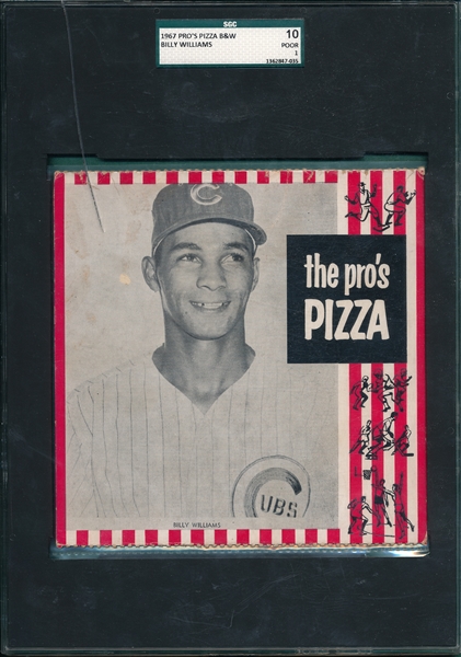 1967 Pro's Pizza Billy Williams SGC 10