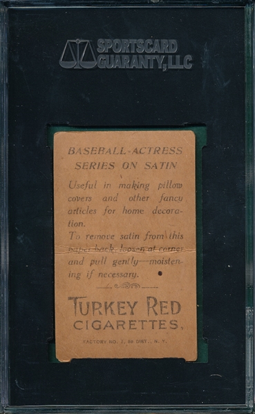 1909 S74 Silks George Graham Turkey Red Cigarettes SGC 40 *White*