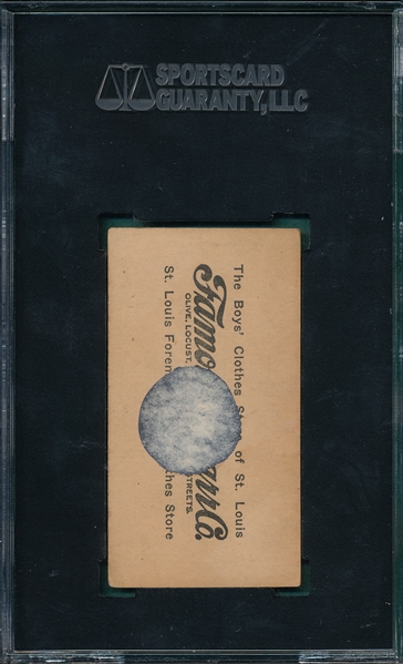 1916 M101-5 #42 Sam Crawford Famous & Barr SGC 10