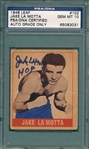 1948 Leaf Boxing #102 Jake LaMotta PSA/DNA 10 *Autographed*