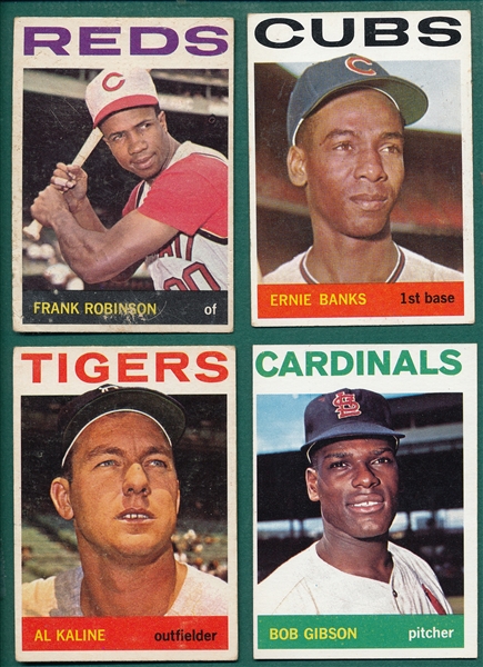 1964 Topps Lot of (11) HOFers W/ #306 Cepeda & Mays