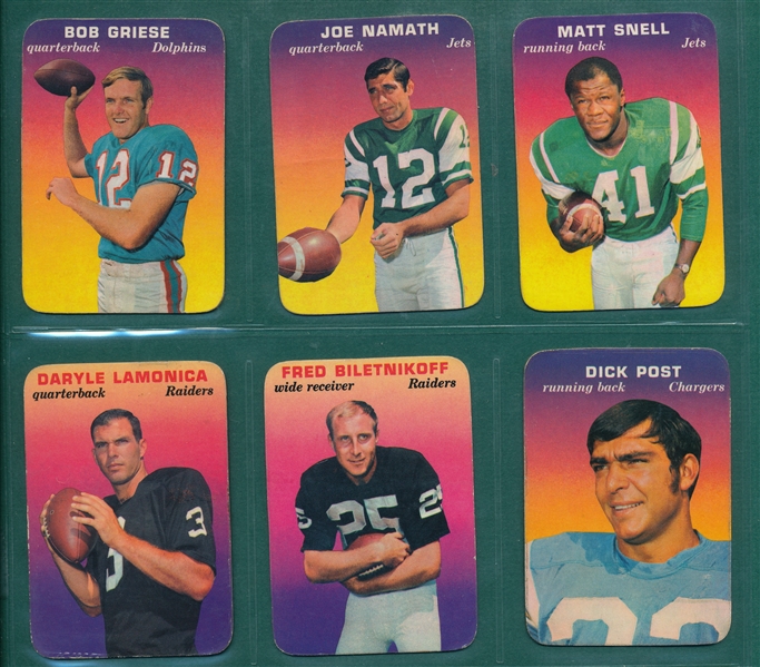 1970 Topps Football Super Glossy Complete Set (33)