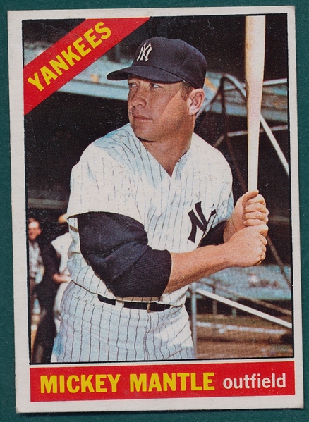 1966 Topps #50 Mickey Mantle 