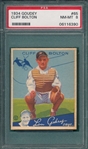 1934 Goudey #65 Cliff Bolton PSA 8