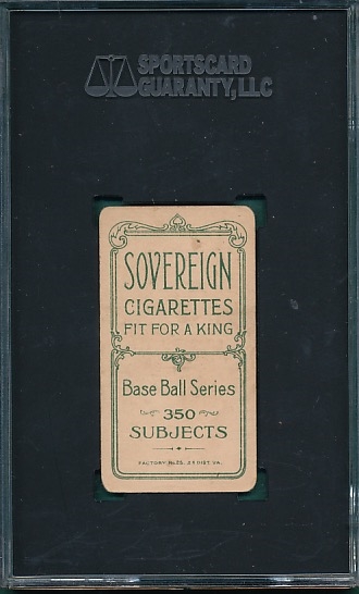 1909-1911 T206 Turner Sovereign Cigarettes SGC 3