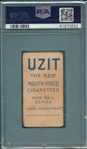 1909-1911 T206 Cy Seymour, Portrait, UZIT Cigarettes, PSA 2