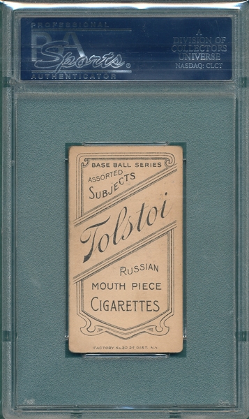 1909-1911 T206 Nattress Tolstoi Cigarettes PSA 4