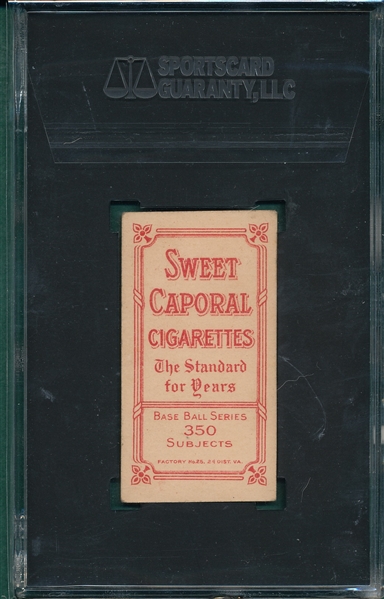1909-1911 T206 Hannifan Sweet Caporal Cigarettes SGC 45 *Factory 25*