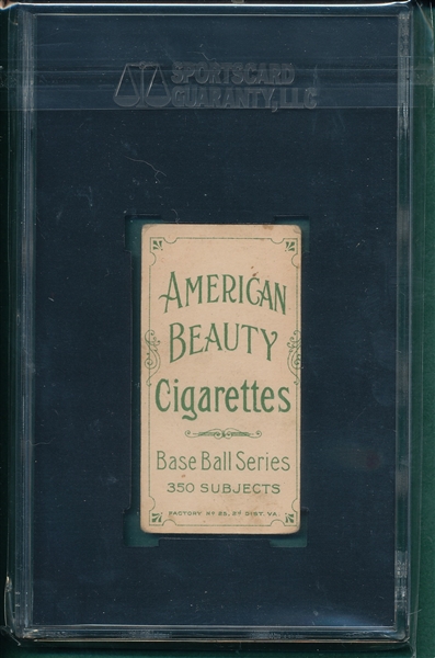 1909-1911 T206 Flanagan American Beauty Cigarettes SGC 35