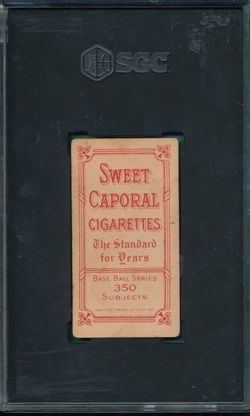 1909-1911 T206 Kruger Sweet Caporal Cigarettes SGC 3.5