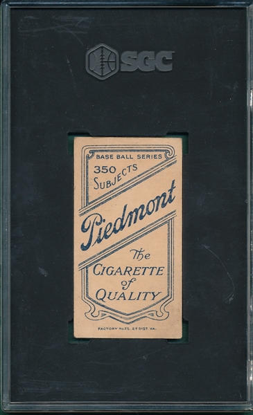 1909-1911 T206 Hallman Piedmont Cigarettes SGC 4