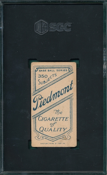 1909-1911 T206 Hinchman, Harry, Piedmont Cigarettes SGC 4