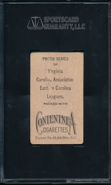 1910 T209 Keating Contentnea Cigarettes SGC Authentic *Photo Series* 