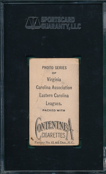 1910 T209 Phoenix Contentnea Cigarettes SGC 20 *Photo Series* 