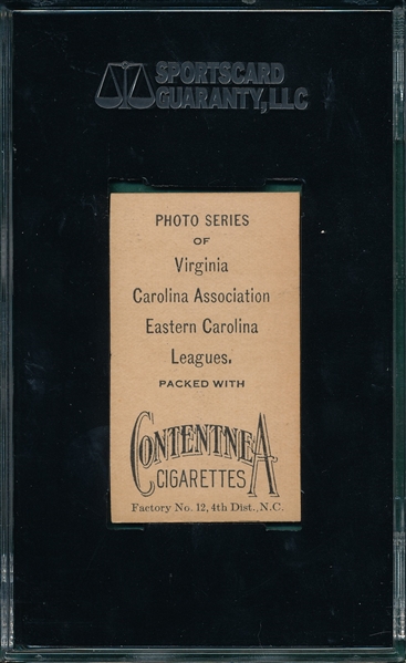 1910 T209 Luyster Contentnea Cigarettes SGC 84 *Photo Series* *Highest Grade!*