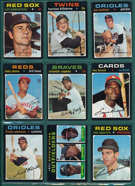 1971 Topps Baseball Complete Set (752) 