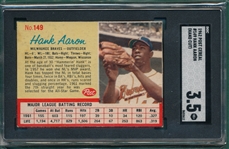 1962 Post #149 Hank Aaron SGC 3.5