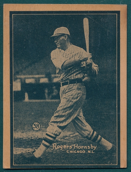 1931 W517 #38 Rogers Hornsby 