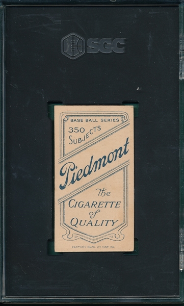 1909-1911 T206 Nattress Piedmont Cigarettes SGC 4