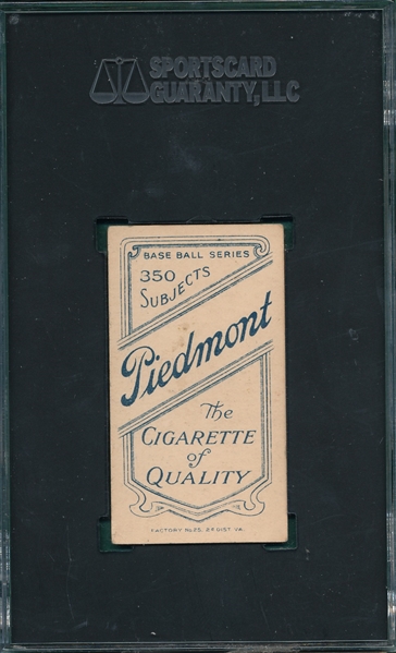 1909-1911 T206 Goode Piedmont Cigarettes SGC 4