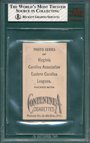 1910 T209 Gillespie Contentnea Cigarettes BVG 4 *Photo Series* 