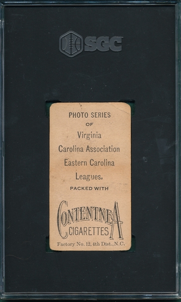 1910 T209 Bonner Contentnea Cigarettes SGC 1.5 *Photo Series* 
