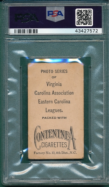 1910 T209 B. E. Thompson Contentnea Cigarettes PSA 2 *Photo Series* *Uncle Sam*