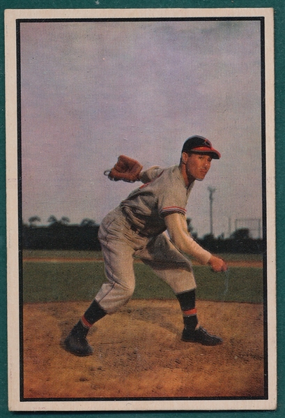 1953 Bowman Color #114 Bob Feller