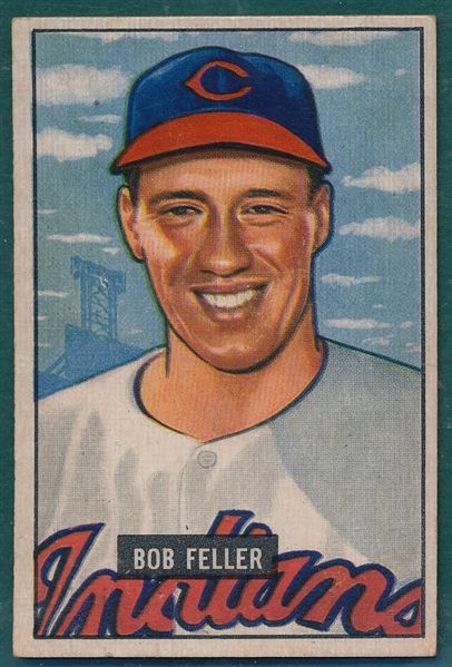 1951 Bowman #30 Bob Feller