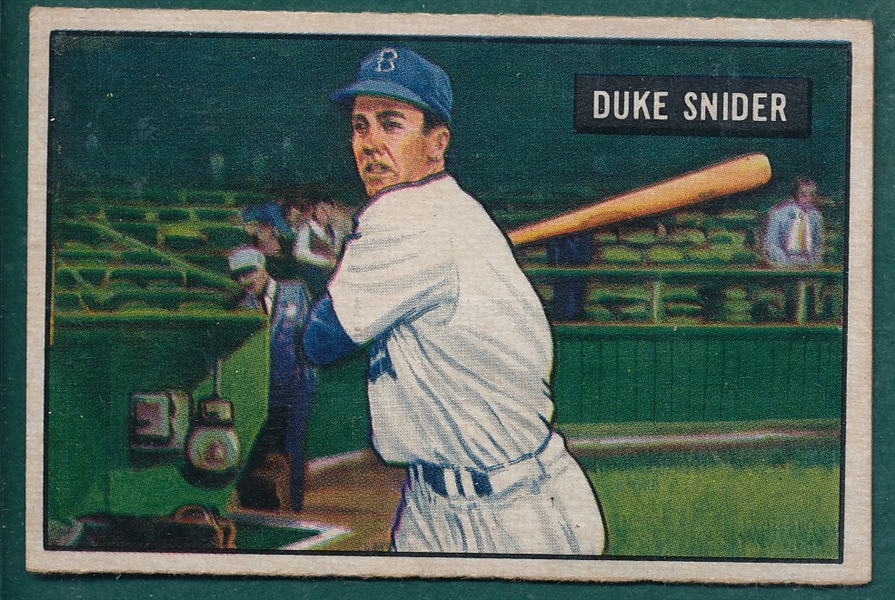 1951 Bowman #32 Duke Snider