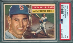 1956 Topps #5 Ted Williams PSA 7 *White*