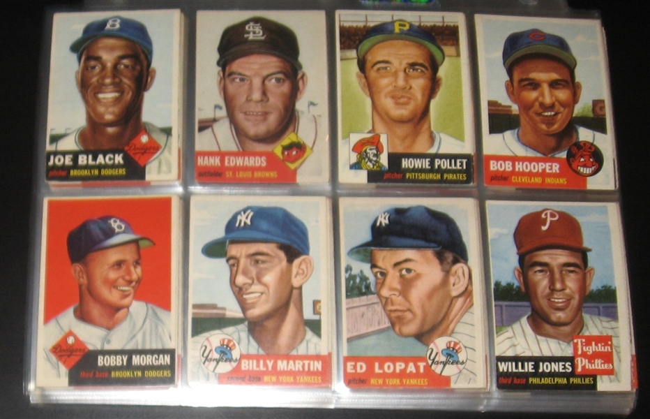 1953 Topps Baseball Near Set (249/280)