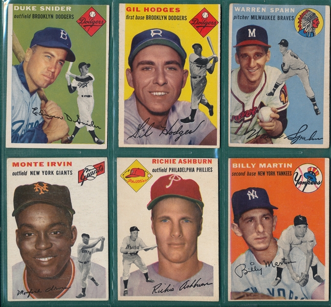 1954 Topps Baseball Near Set (229/250)