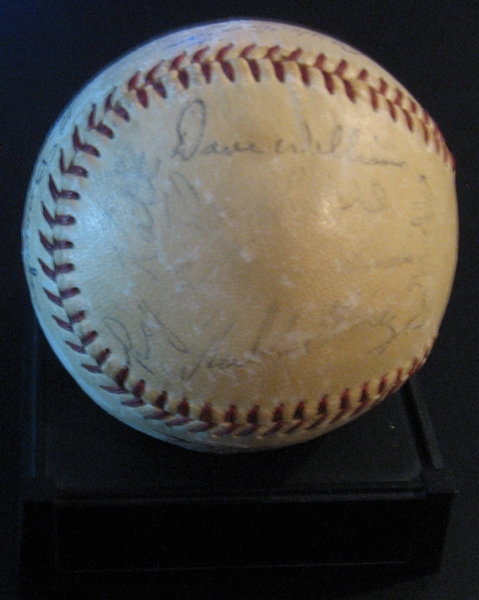 1954 New York Giants Autographed Baseball