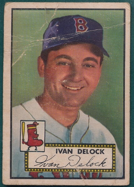 1952 Topps #329 Ivan DeLock *Hi #*