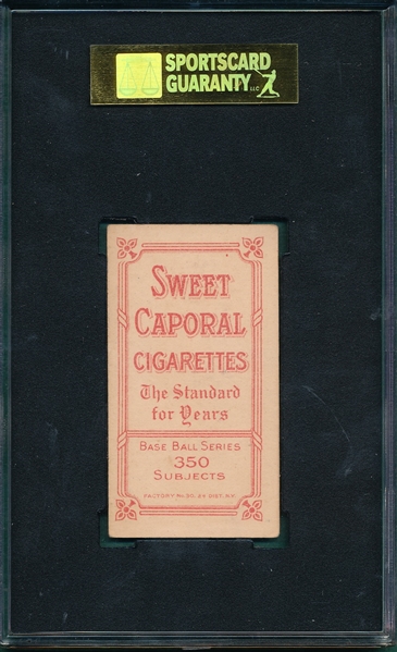1909-1911 T206 Bresnahan, Batting, Sweet Caporal Cigarettes SGC 60