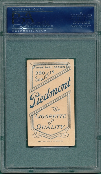 1909-1911 T206 Otey Piedmont Cigarettes PSA 4 *Southern League*