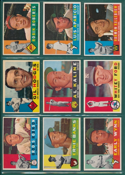 1960 Topps Baseball Complete Set (572) W/ Yastrzemski PSA 7
