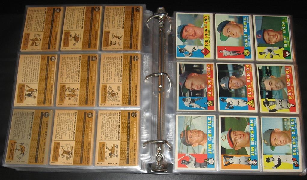 1960 Topps Baseball Complete Set (572) W/ Yastrzemski PSA 7