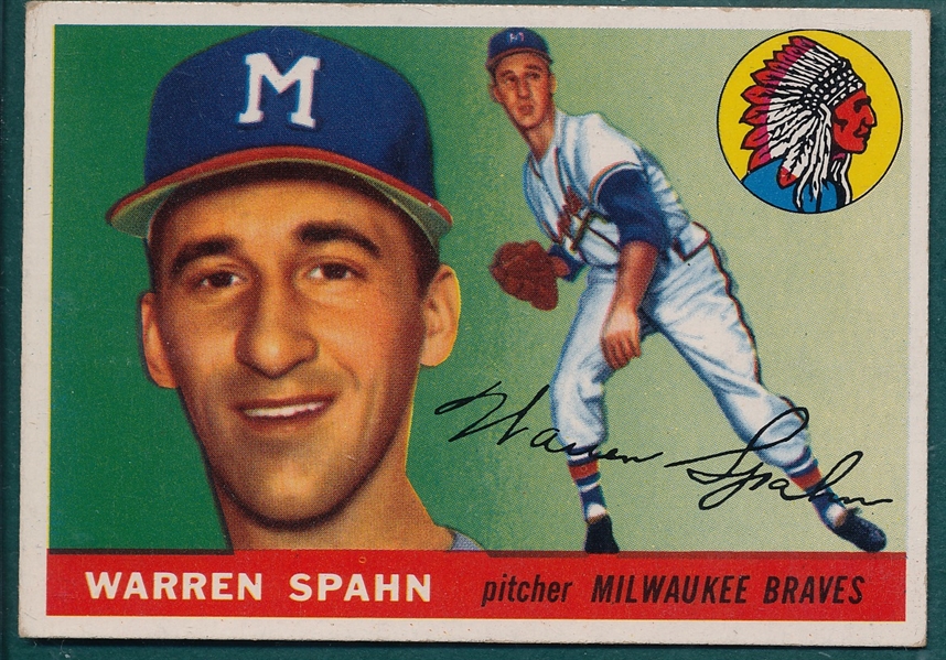 1955 Topps #31 Warren Spahn 