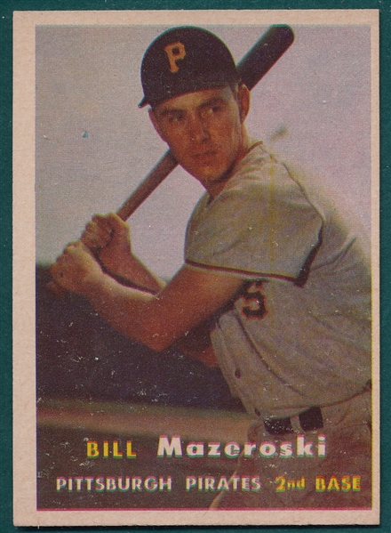 1957 Topps #24 Bill Mazeroski *Rookie*